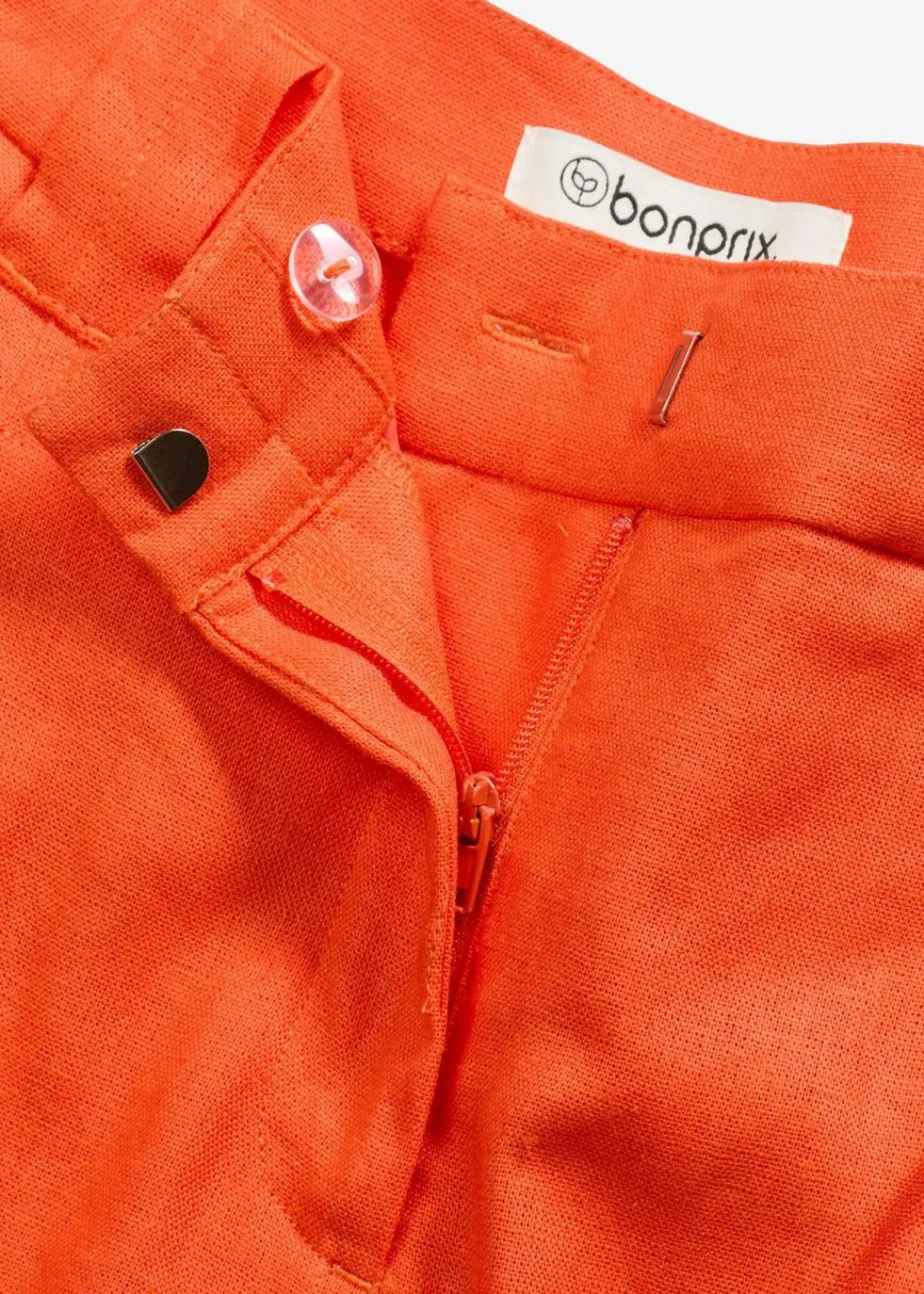 bonprix Bekleidung·Outdoorbekleidung|Bekleidung·Kleider^Shorts aus leichtem Leinen-Mix mohnrot