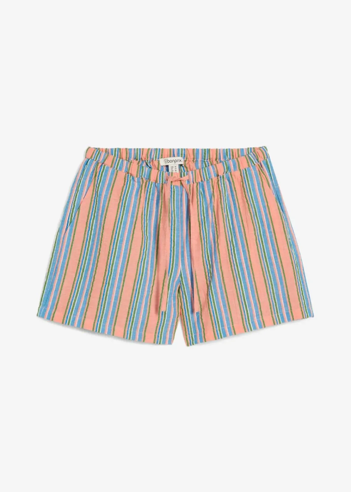 bonprix Bekleidung·Outdoorbekleidung|Bekleidung·Kleider^Shorts aus reiner Baumwolle bunt gestreift