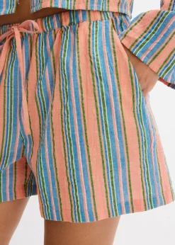 bonprix Bekleidung·Outdoorbekleidung|Bekleidung·Kleider^Shorts aus reiner Baumwolle bunt gestreift