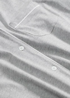 bonprix Wäsche·Basics|Wäsche·Nachtwäsche^Shorty mit Knopfleiste hellgrau meliert