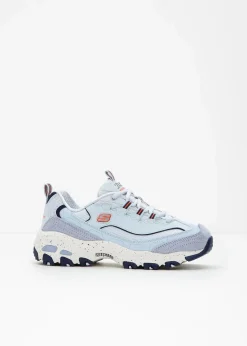 Skechers High Heels|Sneaker^Chunky Sneaker mit Memory Foam hellblau