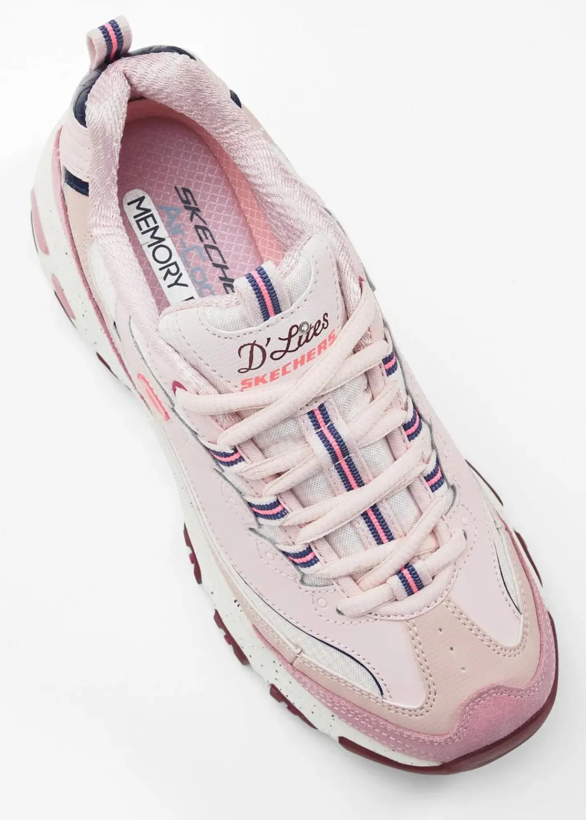 Skechers Sneaker|High Heels^Chunky Sneaker mit Memory Foam rosa