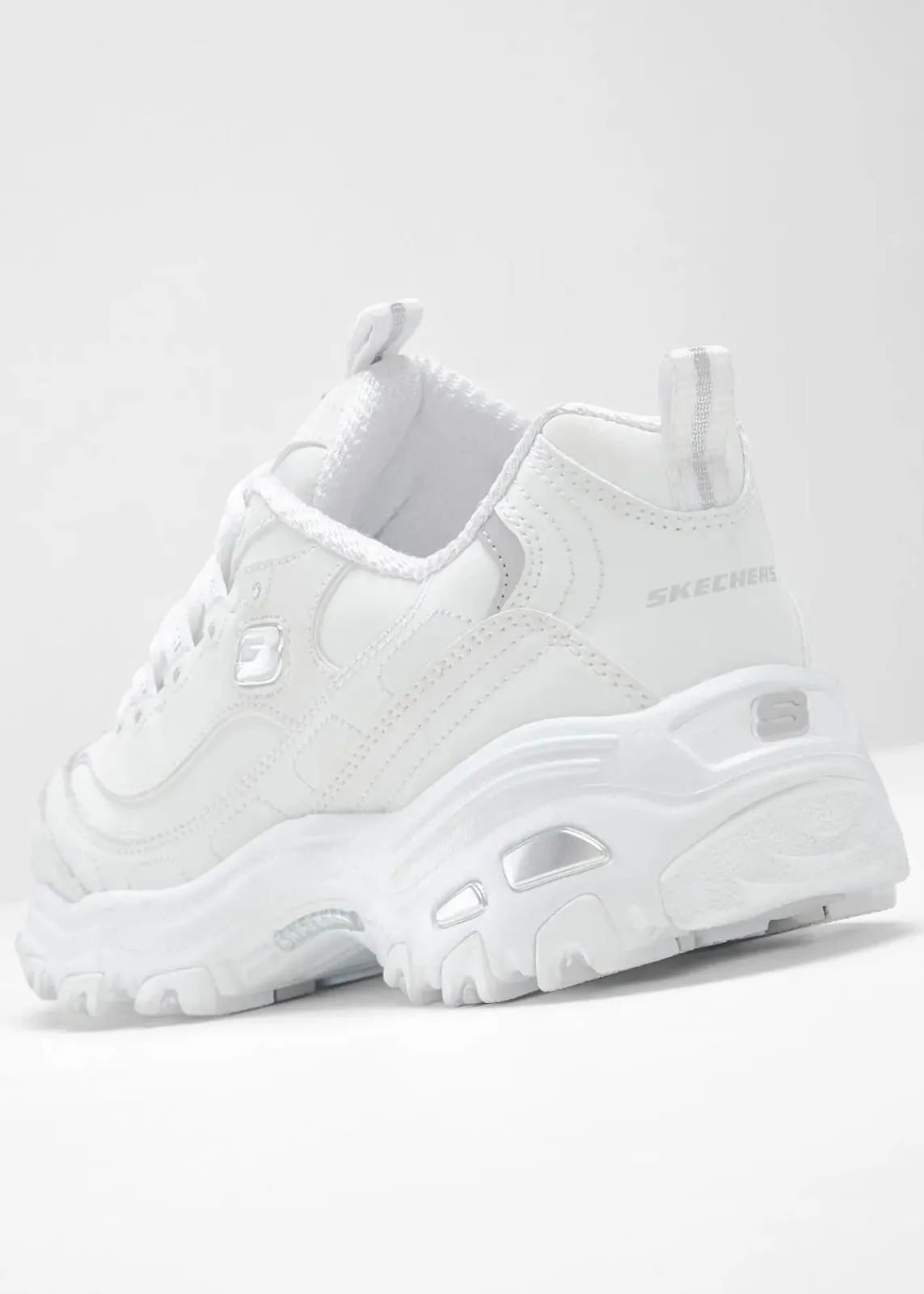 Skechers High Heels|Sneaker^Chunky Sneaker mit Memory Foam weiß