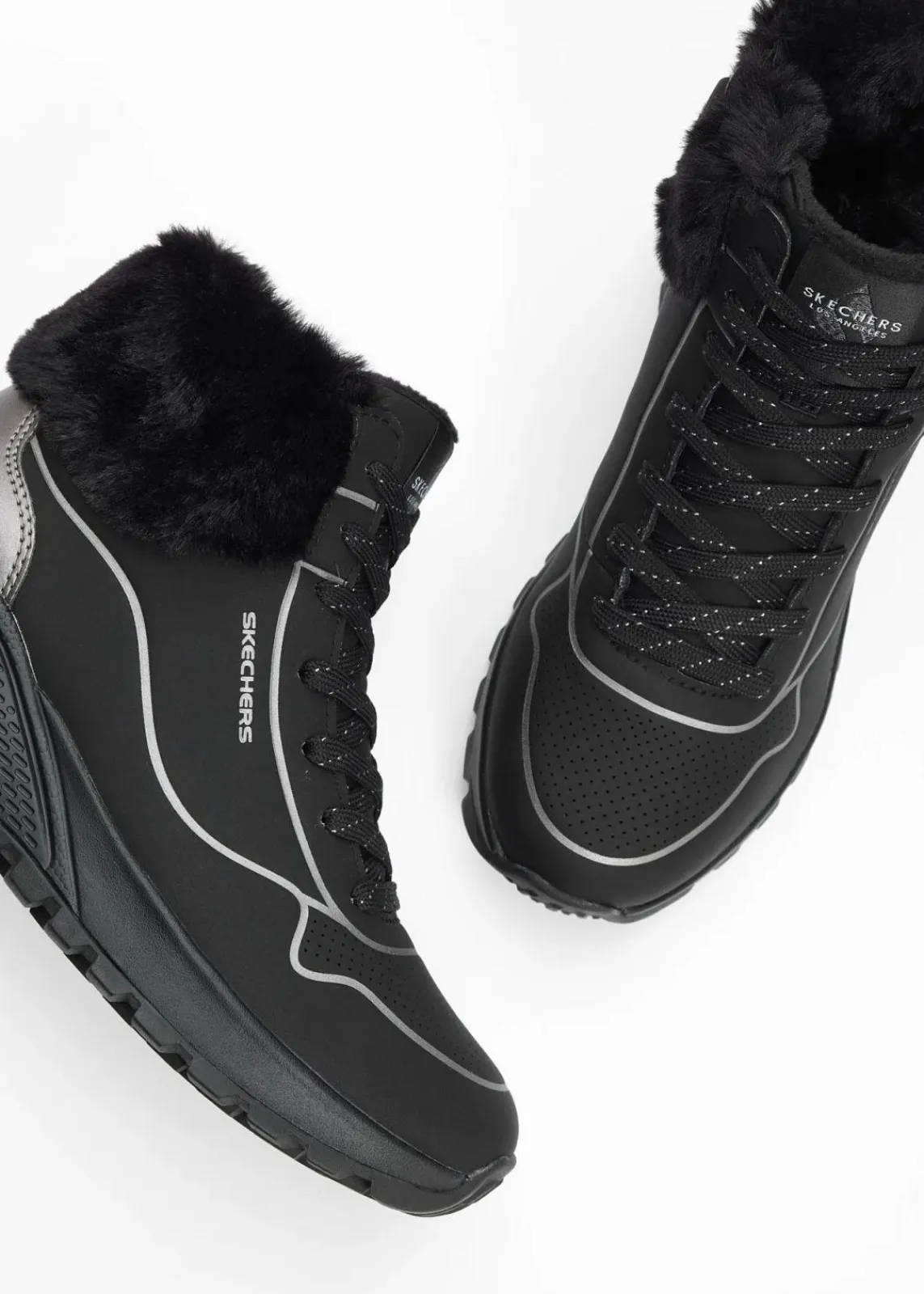 Skechers High Heels|Sneaker^High-Top-Sneaker schwarz