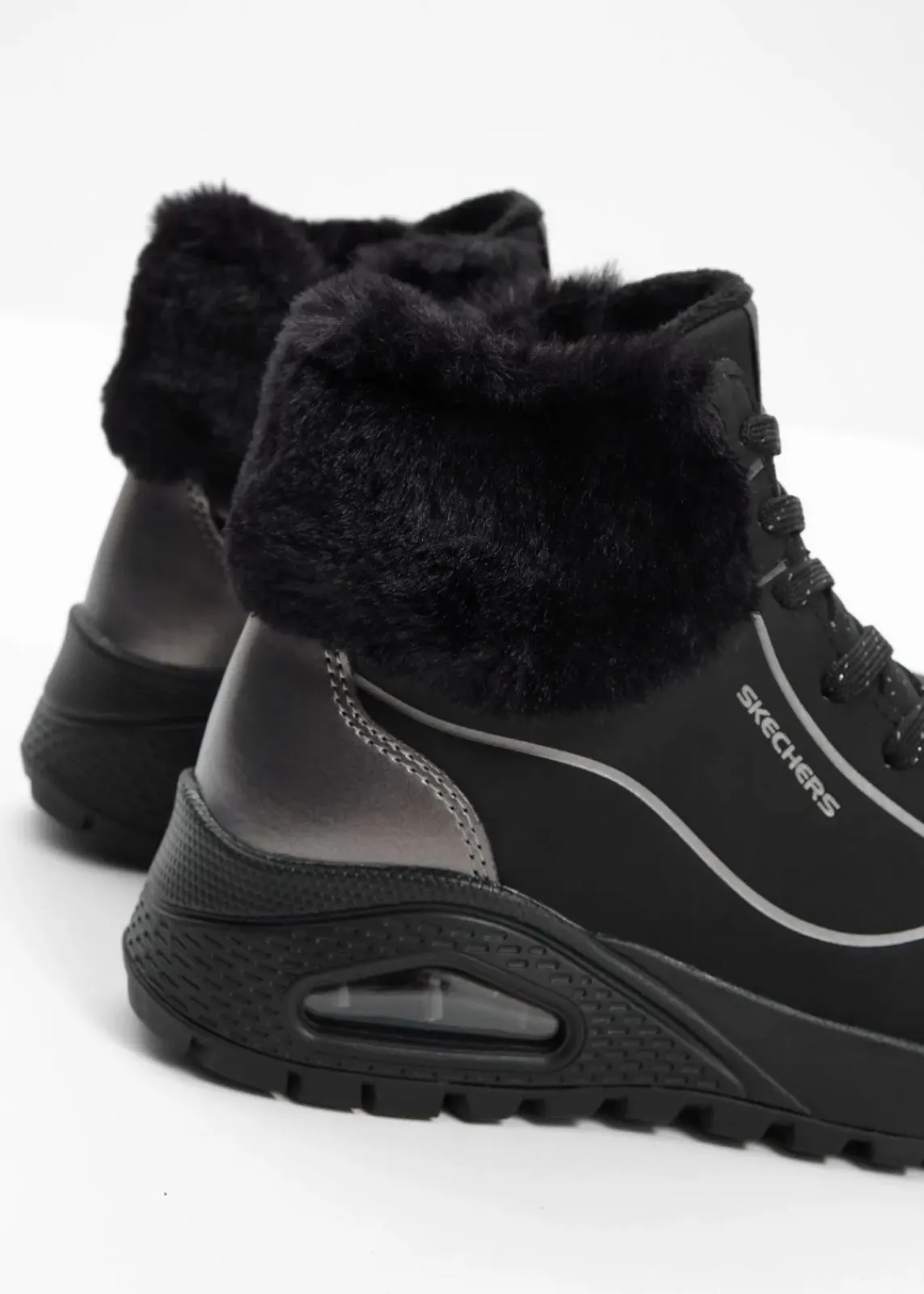Skechers High Heels|Sneaker^High-Top-Sneaker schwarz
