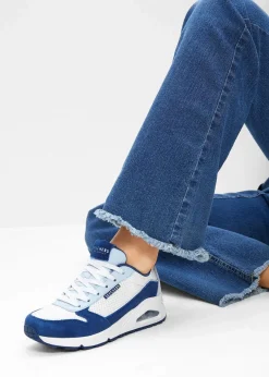 Skechers Sneaker|High Heels^Sneaker mit Memory Foam weiß/blau