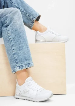 Skechers Sneaker|High Heels^Sneaker mit Memory Foam weiß