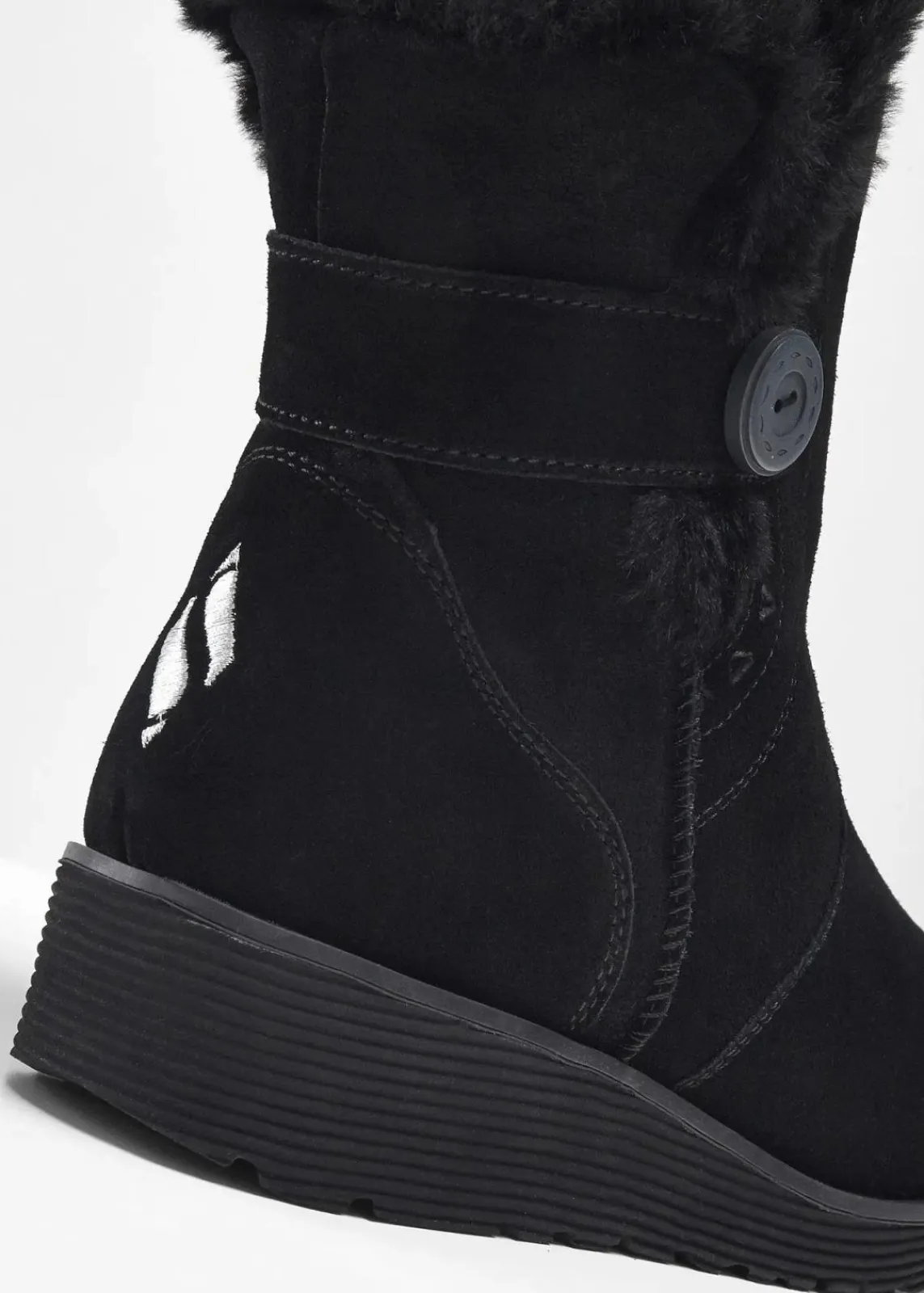 Skechers High Heels|Gefütterte Winterschuhe^Stiefel schwarz