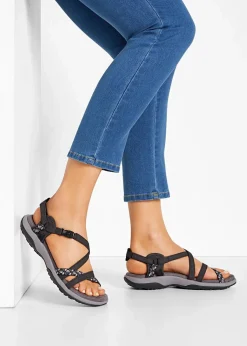 Skechers High Heels|Sommerschuhe^Trekkingsandalen schwarz