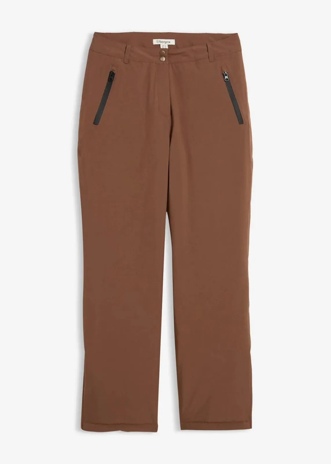bonprix Bekleidung·Jumpsuits|Bekleidung·Sweat^Ski-Funktionshose, warm wattiert, mit Schneefang hellbraun