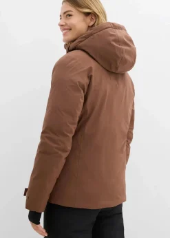 bonprix Bekleidung·Jumpsuits|Bekleidung·Sweat^Skijacke, mit Schneefang hellbraun