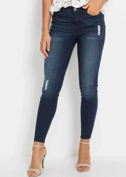 bonprix Bekleidung·Shirts & Tops|Jeans^Skinny Jeans dunkelblau denim