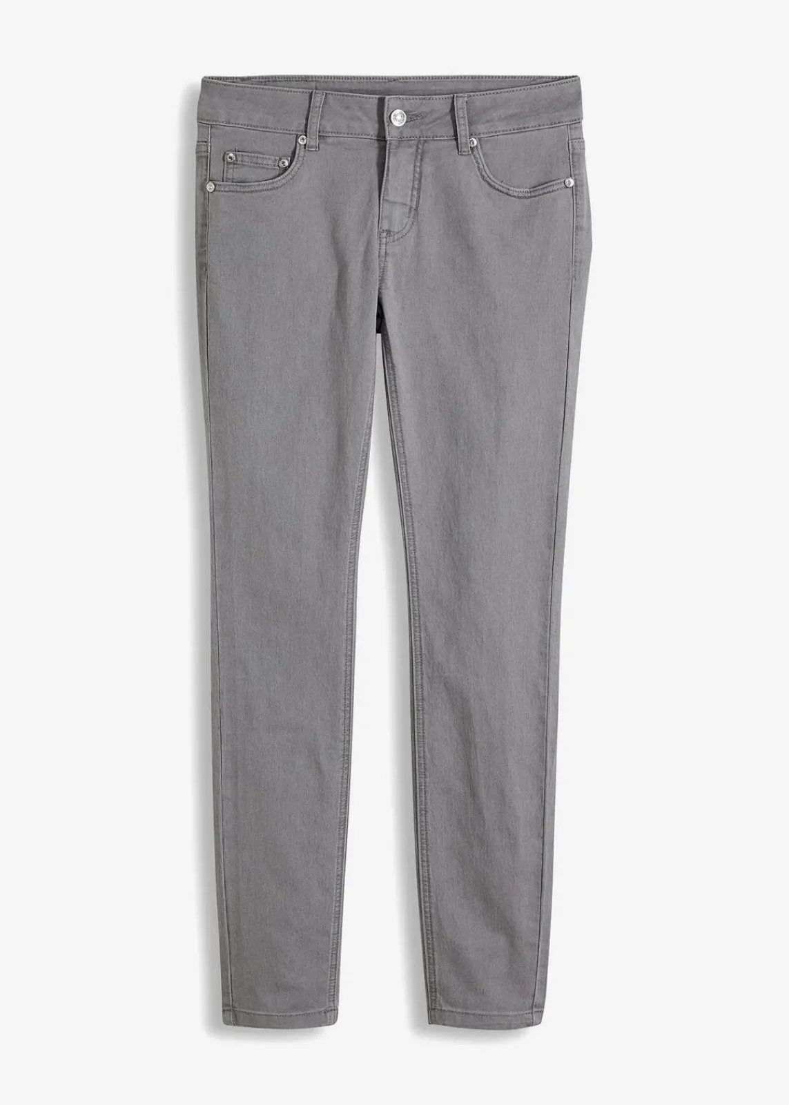 bonprix Jeans^Skinny Jeans Mid Waist, Stretch hellgrau denim