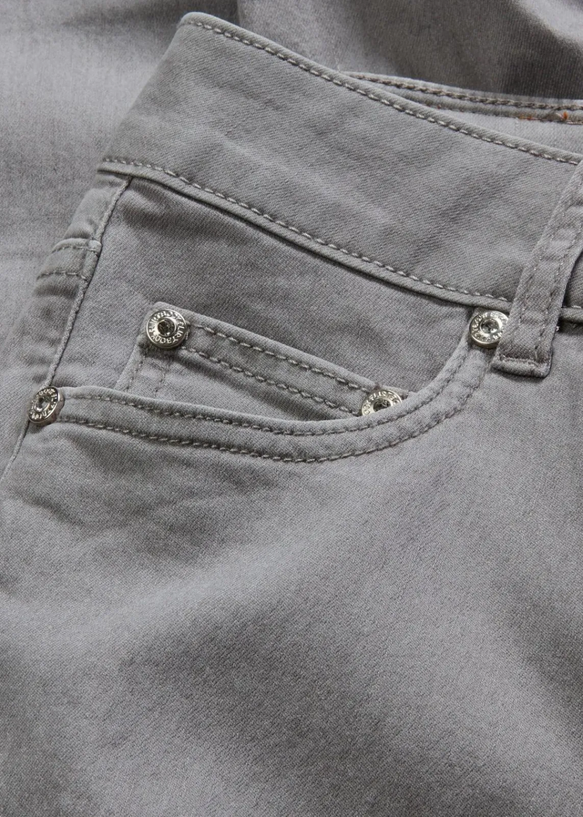 bonprix Jeans^Skinny Jeans Mid Waist, Stretch hellgrau denim