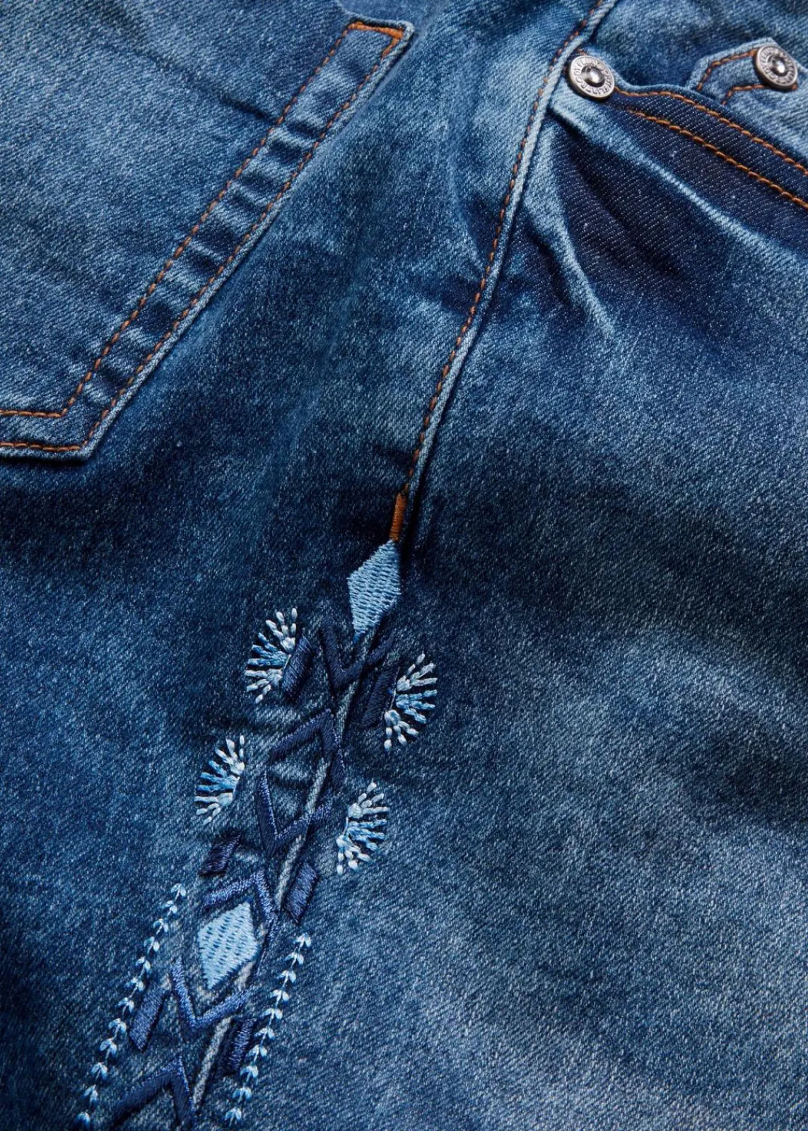 bonprix Bekleidung·Shirts & Tops|Jeans^Skinny-Jeans Mid Waist, Stretch blau denim