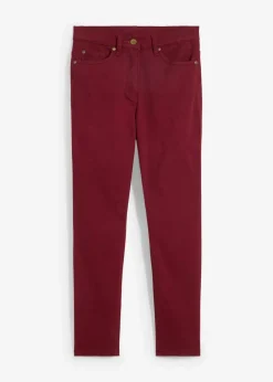 bonprix Bekleidung·Kleider^Slim Fit 7/8-Hose, High Waist ahornrot