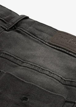 bonprix Jeans|Bekleidung·Shirts & Tops^Slim Jeans High Waist, Shaping schwarz used