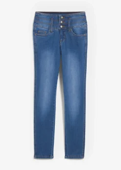 bonprix Jeans|Bekleidung·Shirts & Tops^Slim Jeans High Waist, Shaping blau used