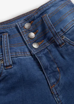 bonprix Jeans|Bekleidung·Shirts & Tops^Slim Jeans High Waist, Shaping blau used