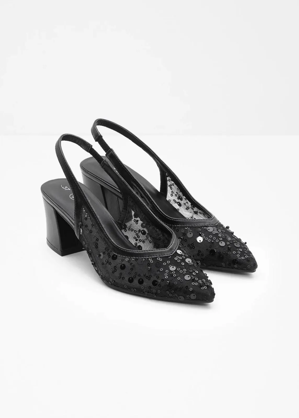 bonprix Pumps|Festliche Mode^Slingpumps schwarz