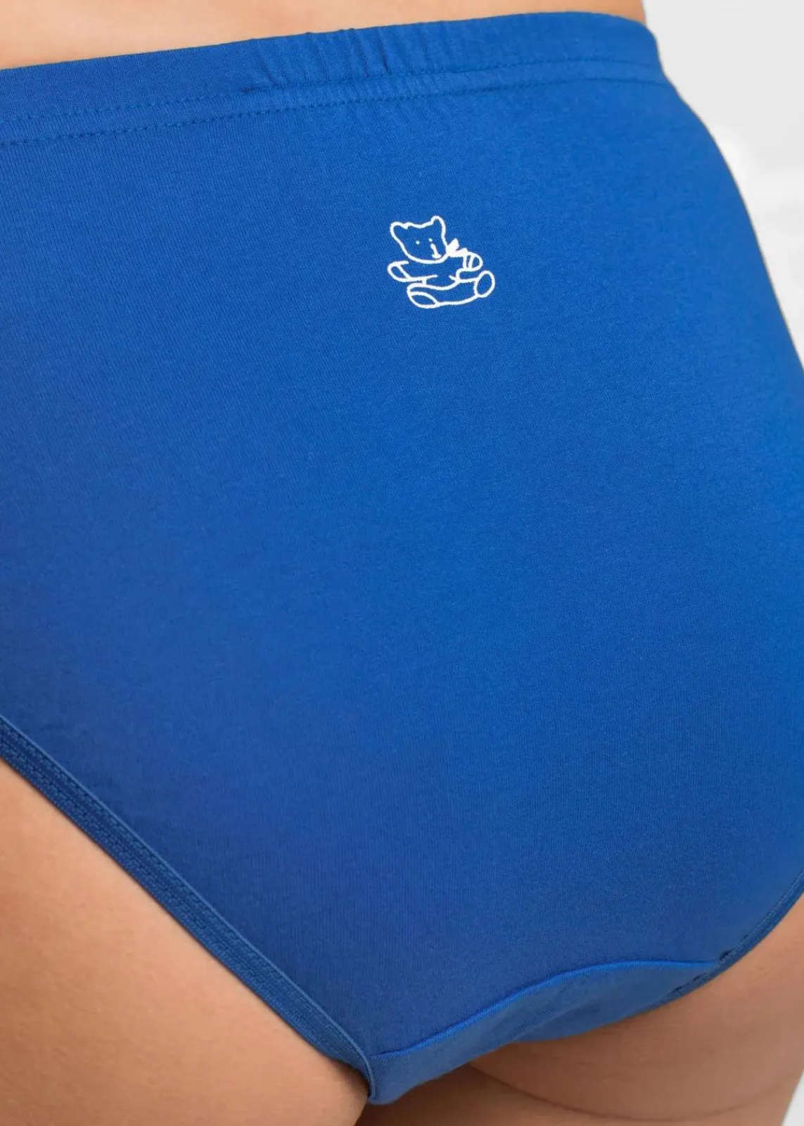 bonprix Wäsche·Basics|Wäsche·Baumwollunterwäsche^Slip (6er Pack) schwarz + azurblau