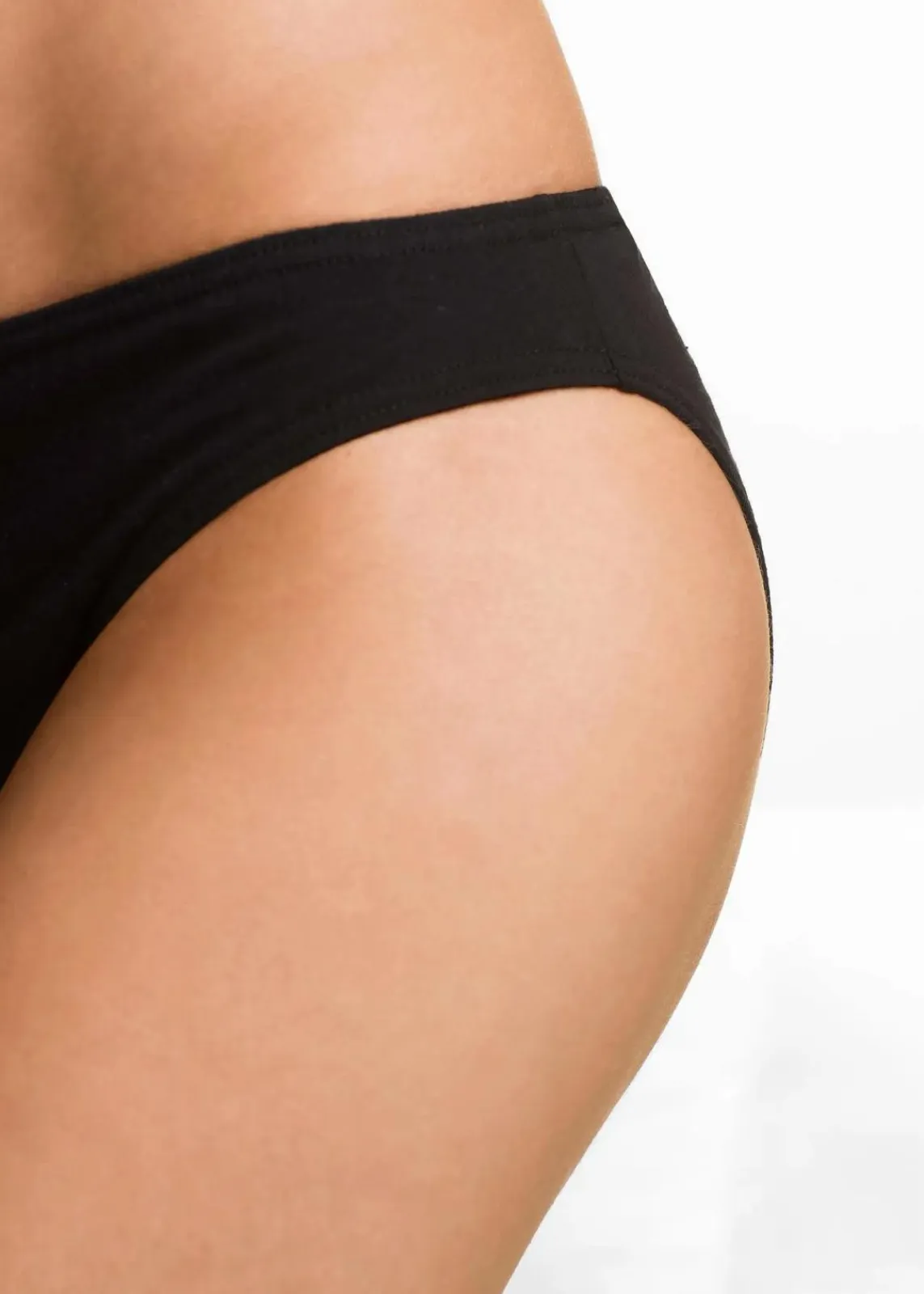 bonprix Wäsche·Baumwollunterwäsche|Wäsche·Höschen^Slip (8er Pack) schwarz