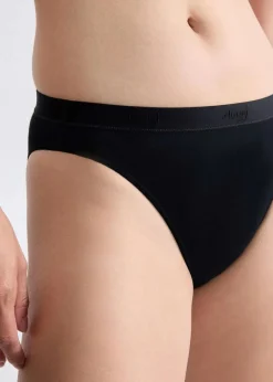 Sloggi Wäsche·Baumwollunterwäsche|Wäsche·Höschen^GO Casual High leg Slip (2er Pack) 2x schwarz