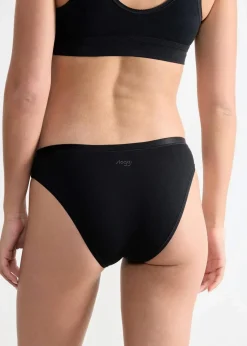 Sloggi Wäsche·Baumwollunterwäsche|Wäsche·Höschen^GO Daily Cotton Mini Slips (3er Pack) 3x schwarz