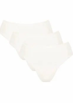 Sloggi Wäsche·Baumwollunterwäsche|Wäsche·Höschen^GO Daily Cotton Tai Slip (3er Pack) 3x weiß