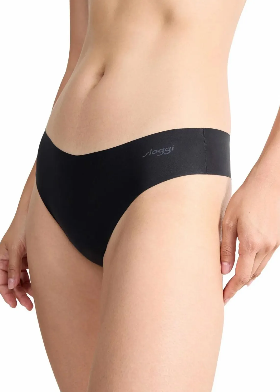 Sloggi Wäsche·Höschen|Sloggi^ZERO Microfibre 2.0 Hipstring (2er Pack) braun + schwarz