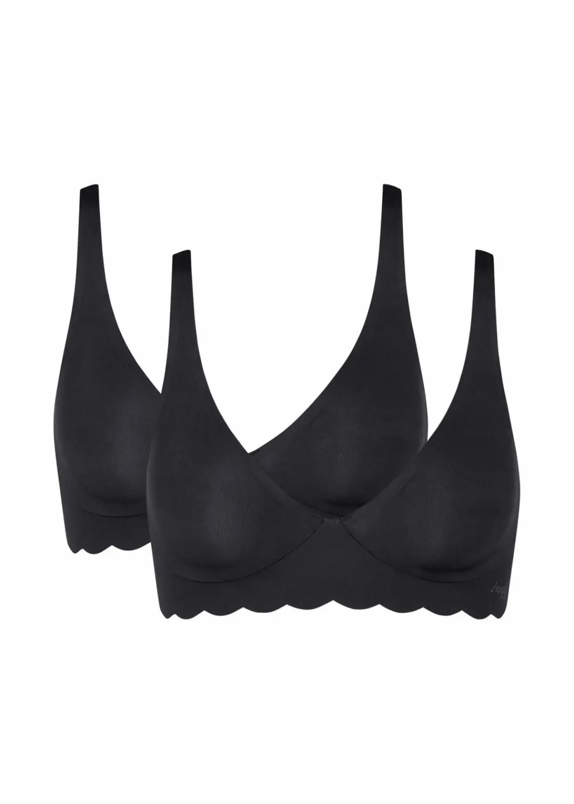 Sloggi Wäsche·Bhs|Sloggi^ZERO Microfibre 2.0 Soft Bra (2er Pack) 2x schwarz