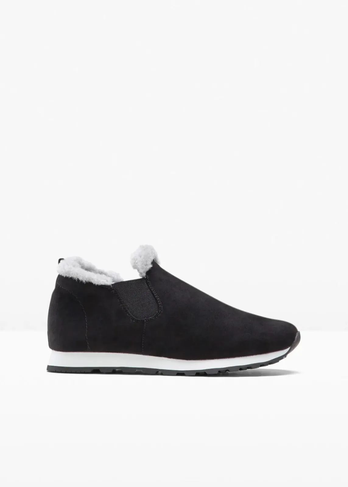 bonprix Sneaker|Schuhe & Accessoires In Spezialgrößen·Elastischer Schaft^Sneaker schwarz