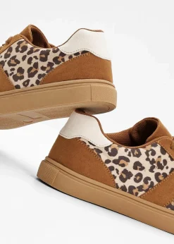 bonprix Sneaker^Sneaker braun leo bedruckt
