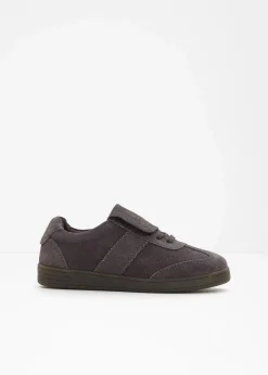 bonprix Sneaker^Sneaker aus Leder schiefergrau