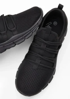 bonprix Sport- & Trekkingschuhe|Sneaker^Sneaker aus Soft-Material schwarz