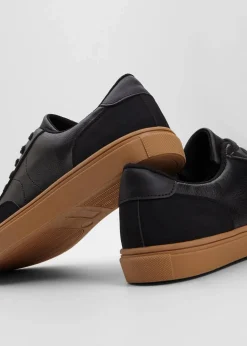 bonprix Sneaker|Sport- & Trekkingschuhe^Sneaker im Retrolook schwarz