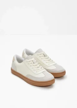 bonprix Sport- & Trekkingschuhe|Sneaker^Sneaker im Retrolook wollweiß