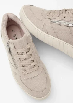bonprix Sneaker^Sneaker mit gepolsterter Innensohle hellsand
