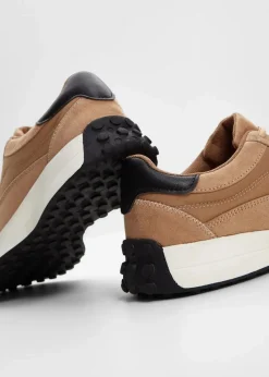 bonprix Sneaker^Sneaker mit Profilsohle naturbraun
