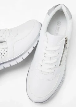 bonprix Sneaker|Schuhe & Accessoires In Spezialgrößen·Schuhe In Übergröße^Sneaker mit Reißverschluss weiss