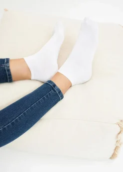 bonprix Nachhaltigere Materialien|Socken & Strumpfhosen^Sneakersocken mit Bio-Baumwolle (20er Pack) weiß