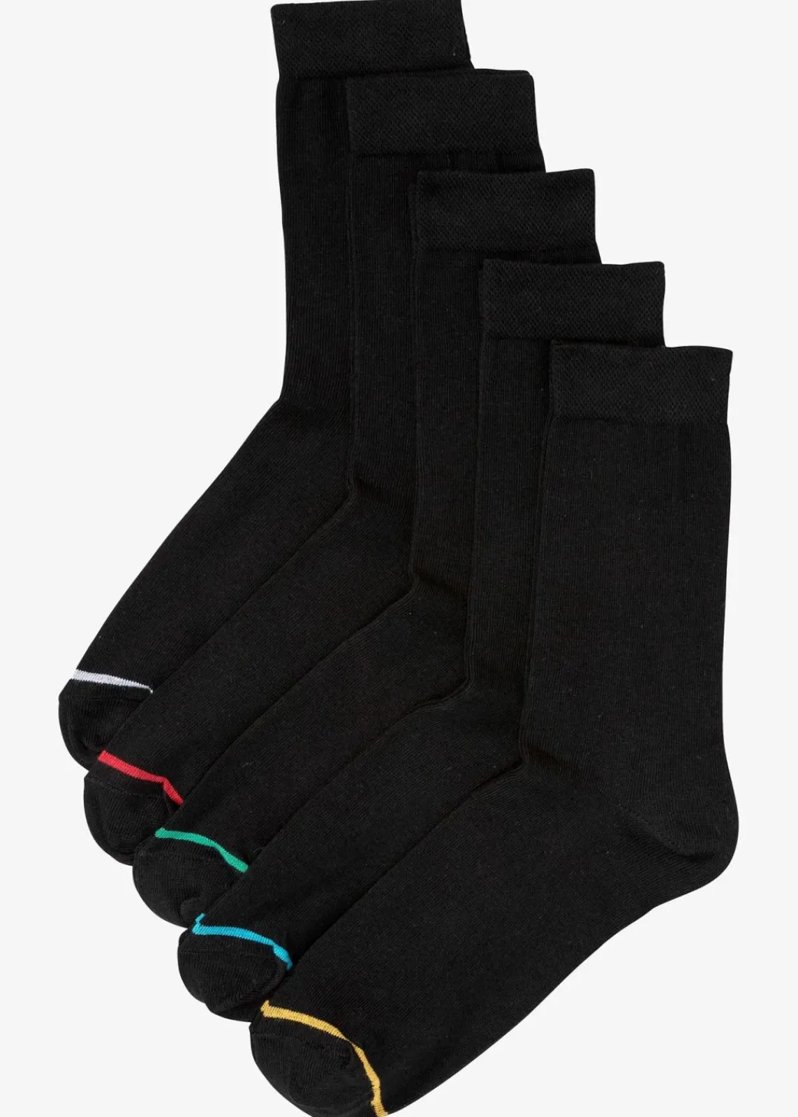 bonprix Socken|Socken^Socken mit Bio-Baumwolle (5er Pack) schwarz