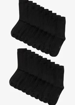 bonprix Socken|Socken^Socken mit Bio-Baumwolle (20er Pack) schwarz