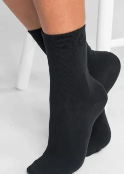 bonprix Mehrfachpacks|Jungen·Strümpfe^Socken mit Bio-Baumwolle (10er Pack) schwarz