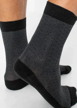 bonprix Socken|Socken^Socken mit druckfreiem Bund (5er Pack) schwarz