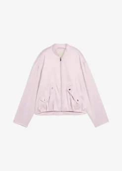 bonprix Bekleidung·Hosen|Jacken & Mäntel^Softblouson aus glänzendem Viskose-Mix puderflieder