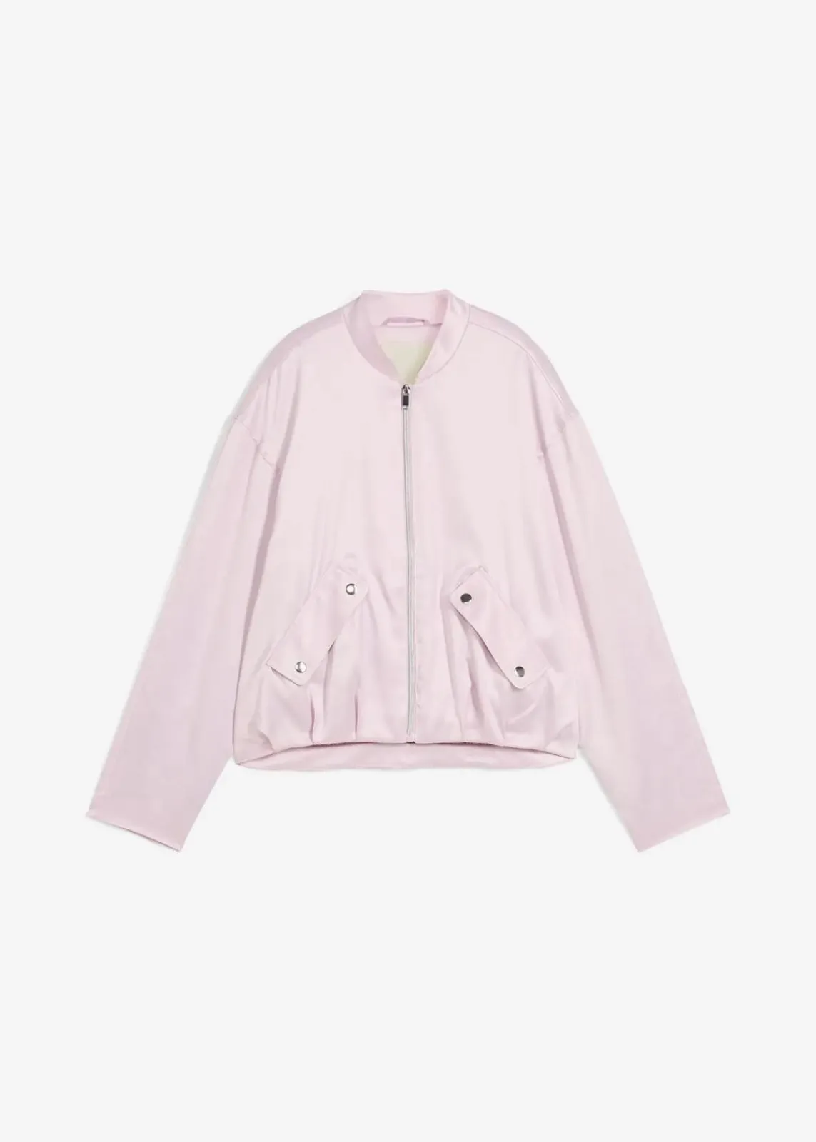 bonprix Bekleidung·Hosen|Jacken & Mäntel^Softblouson aus glänzendem Viskose-Mix puderflieder