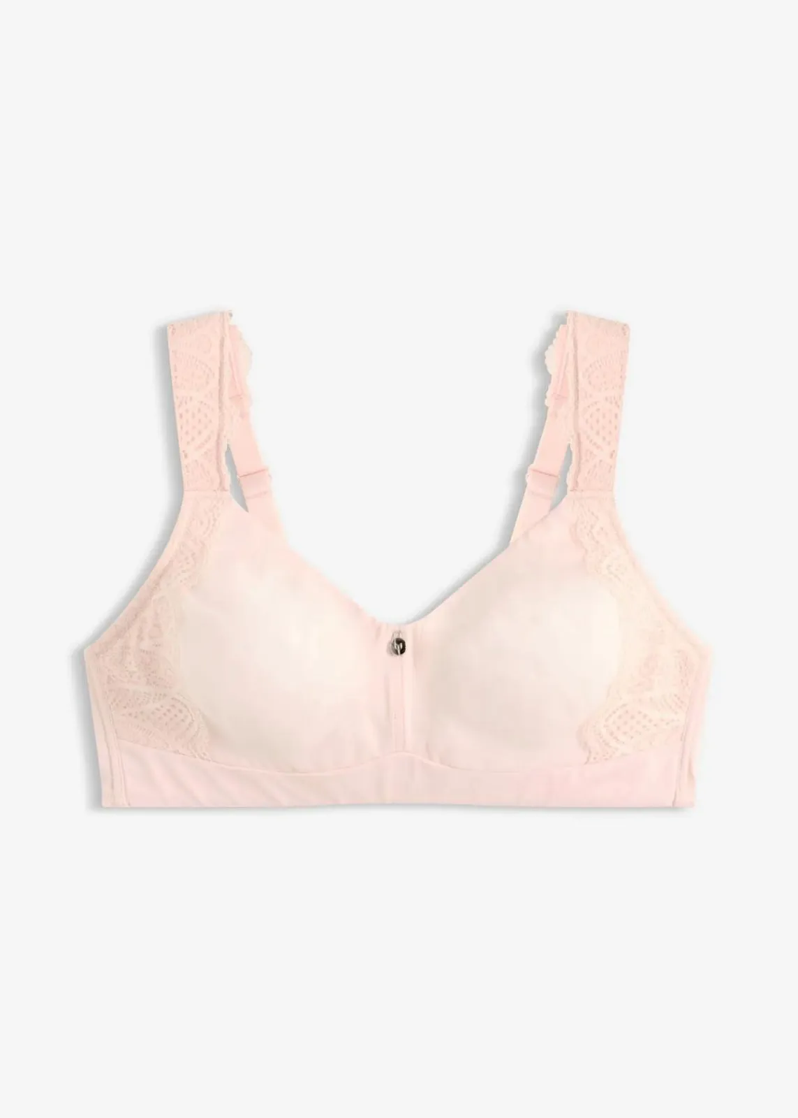 bonprix Wäsche·Dessous|Wäsche·Große Cups D-H^softer Spacer-BH ohne Bügel mit Minimizer-Effekt seidenrosa