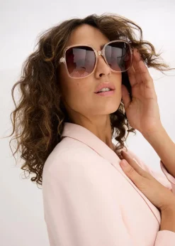 bonprix Sonnenbrillen^Sonnenbrille beige transparent