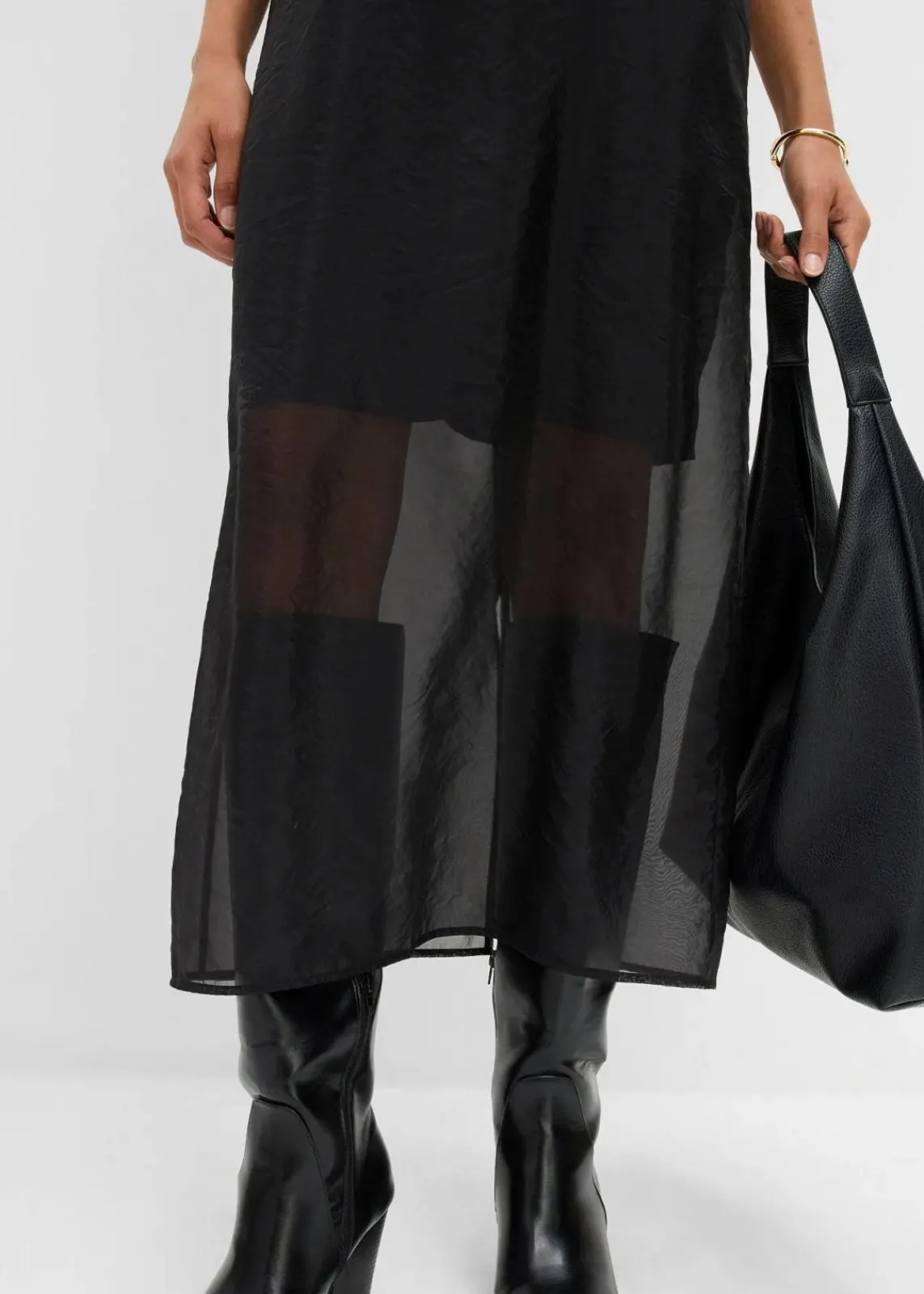 bonprix Bekleidung·Pullover & Strickjacken^Spaghetti-Trägerkleid schwarz